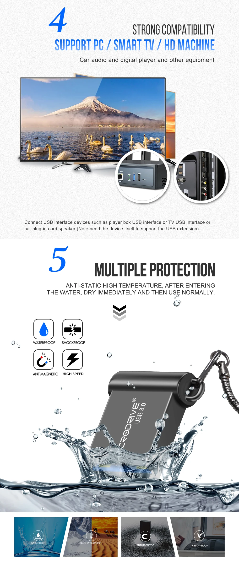 USB 3,0, флеш-накопитель, черный, супер мини, USB флеш-накопитель, 64 ГБ, 32 ГБ, 16 ГБ, 8 ГБ, флеш-накопитель, u-диск, оригинальная флешка