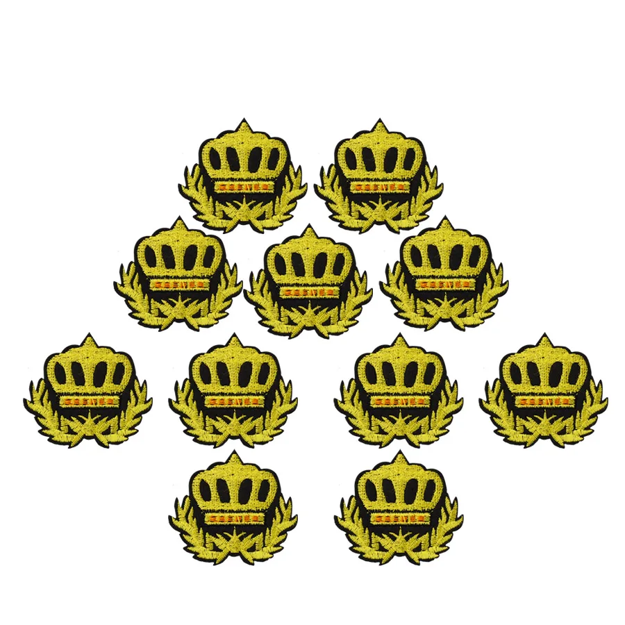 10 шт. металлические золотые нашивки для одежды | Дом и сад