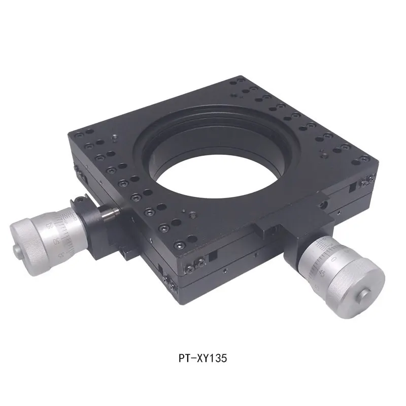 PDV PT XY125 135 ручной XY двухосный этап перевода полый ход 12 5 мм Минимальная