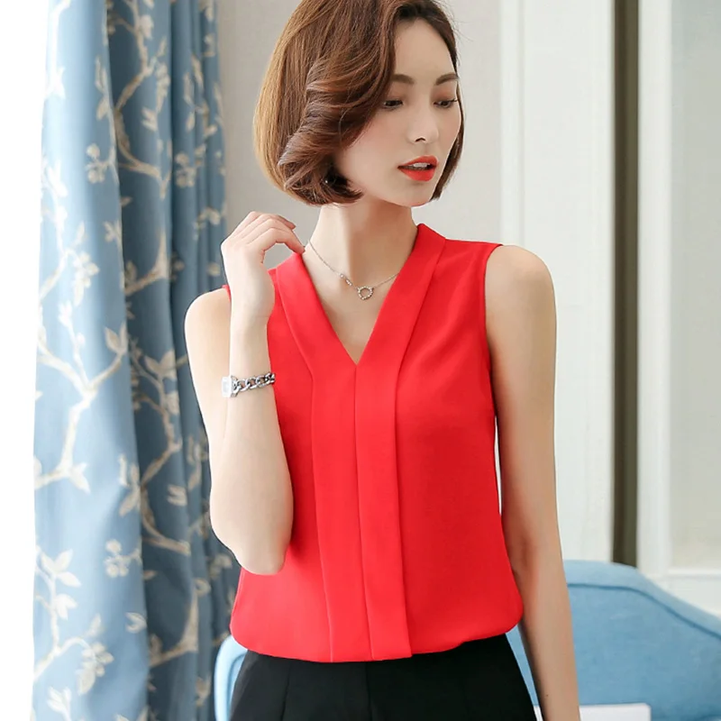 Модная женская брендовая Летняя Сексуальная майка без рукавов с v образным