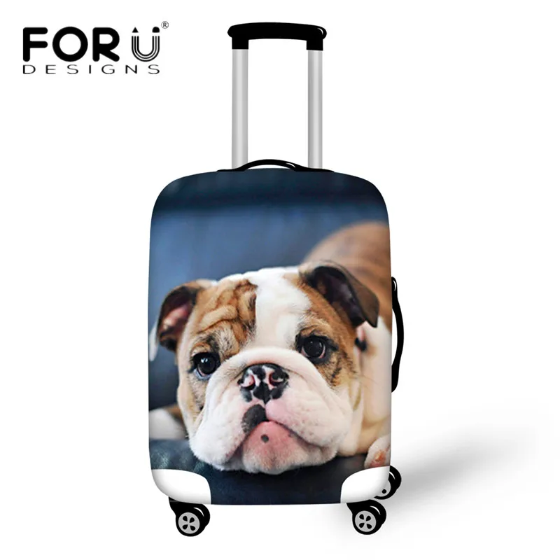 FORUDESIGNS, 3D Schnauzer, водонепроницаемый чехол для багажа, защитные пылезащитные Чехлы для собак, животных, Дорожный чемодан, чехол для 18-30 дюймов, чехлы - Цвет: H6124