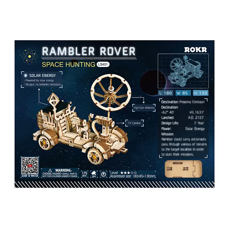Robotime Фигурка DIY деревянная миниатюрная домашняя игрушка на солнечной энергии украшение стола детская комната аксессуары подарок для мальчика Дети МУЖЧИНЫ LS