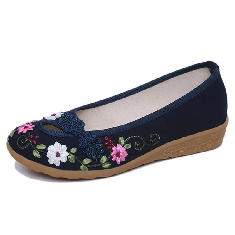 HEE GRAND/Большие размеры 35-40 традиционные женские лоферы в китайском стиле