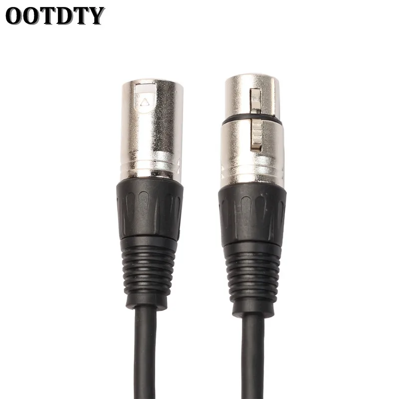 Кабель для микрофона OOTDTY 1 фута экранированный сбалансированный 3-контактный XLR