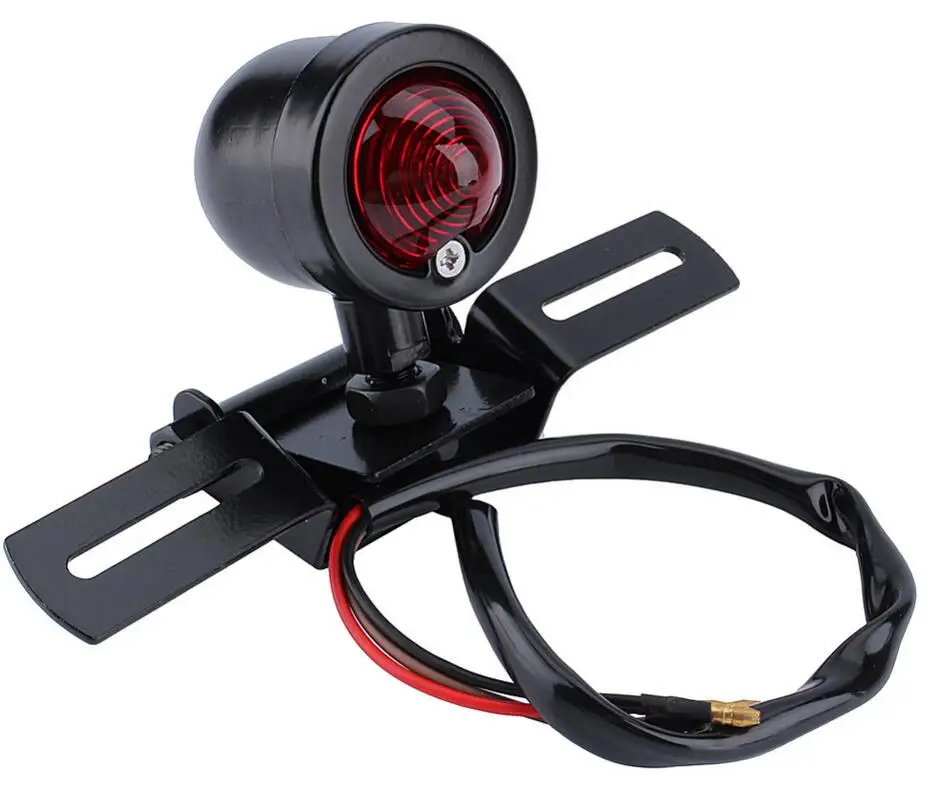 Мотоциклетный черный Задний фонарь заднего стоп сигнала в стиле ретро|light for|light