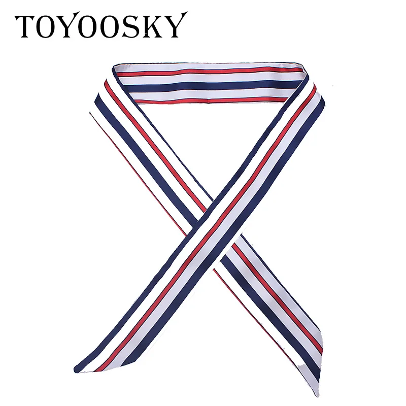 Toyoosky 2017 маленький шелковый шарф для Для женщин Элитный бренд сумка Ленты париж