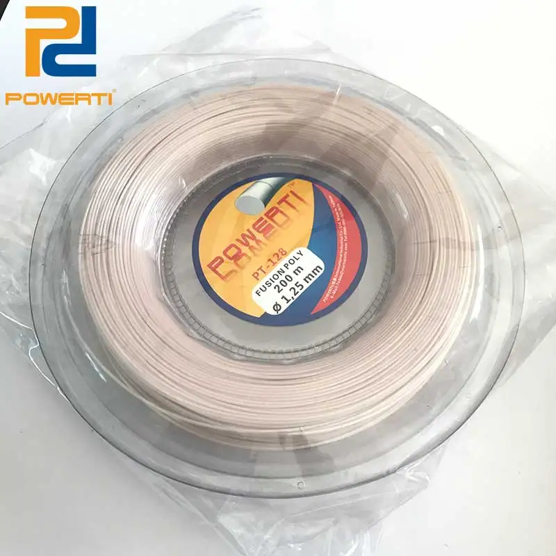 2 катушки/лот Powerti Fusion 1 25 мм поли Теннисная ракетка струна в рулоне круглый 200 м