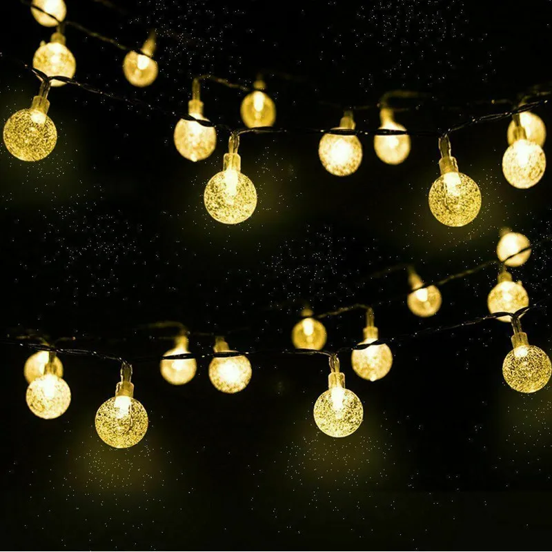 Solar Powered 30 LED String Light Garden Path Yard Decor Lamp Outdoor Waterproof | Лампы и освещение