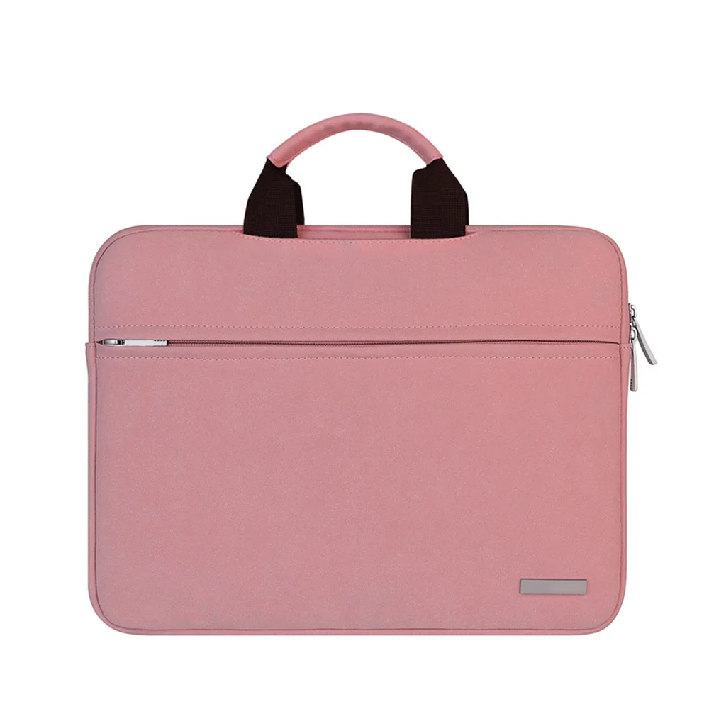 Pink Кейс для ноутбука Женский Мужской рукав компьютерный карман 1" 13" 1" 16" для Macbook Pro Air retina переноска 14 дюймов сумка на молнии для ноутбука - Цвет: Pink