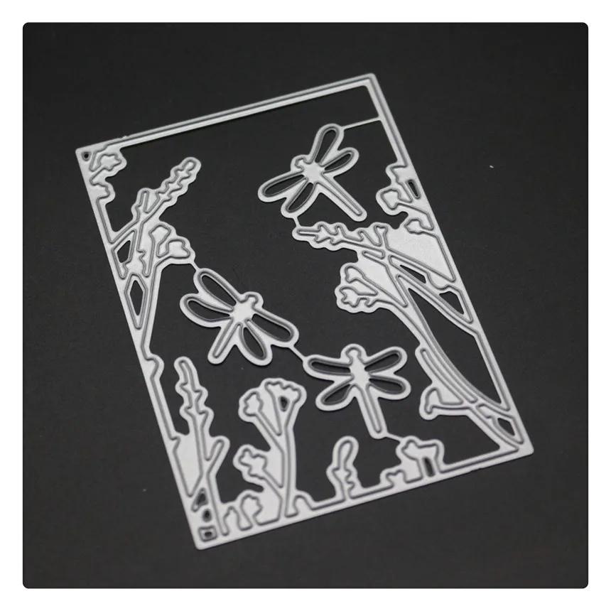 Металлические Вырубные штампы YINISE для телефона стрекоза Обложка сделай сам