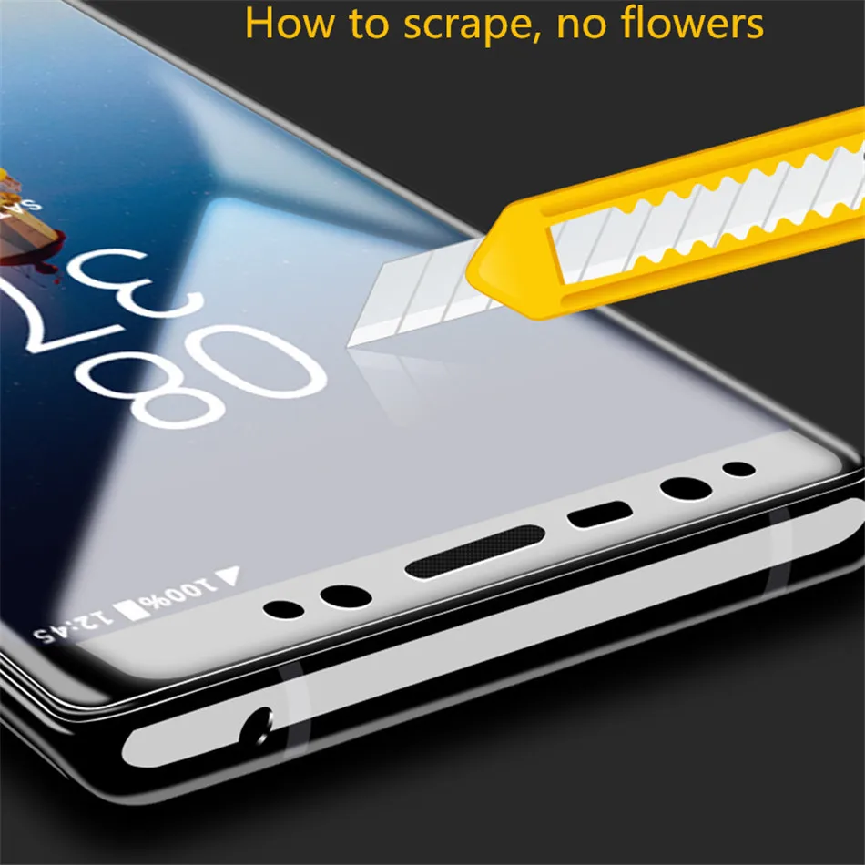 Закаленное Стекло для samsung Galaxy note 8 S6 S7 край S8 S9 плюс Экран протектор 9D с загнутыми краями на весь экран для samsung Galaxy note 9