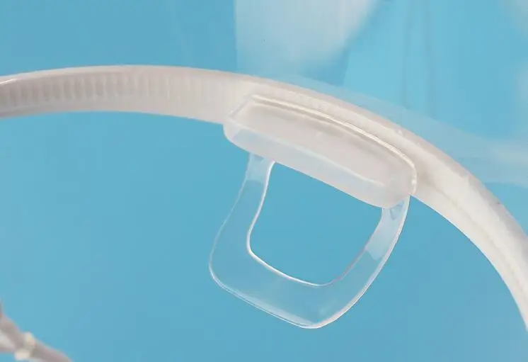 

10pcs Health Care Transparent Catering Mask Anti Fog Catering Food Hotel Plastic Kitchen Restaurant Smile Mouth Masks