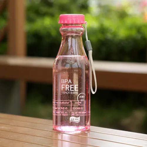 550ML 09 Цветные яркие фрукты ярких цветов, бутылка для заварки сока, 650 мл, пластиковая портативная бутылка для лимонного сока, Спортивная бутылка для воды - Цвет: 550ML 09