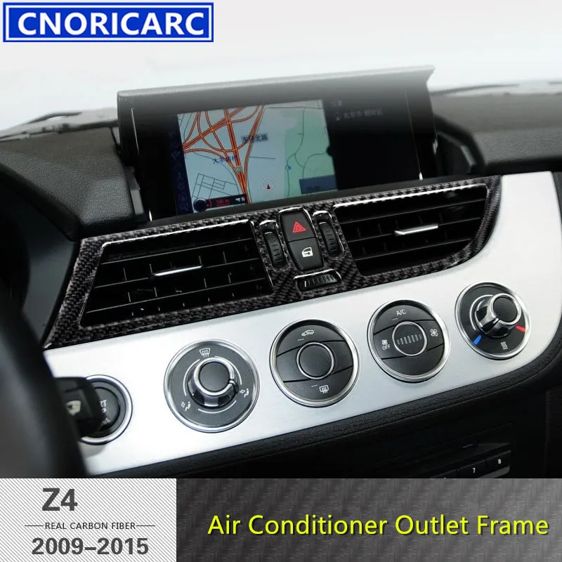 Cnoricarc углеродного волокна средняя консоль на выходе автомобильного кондиционера