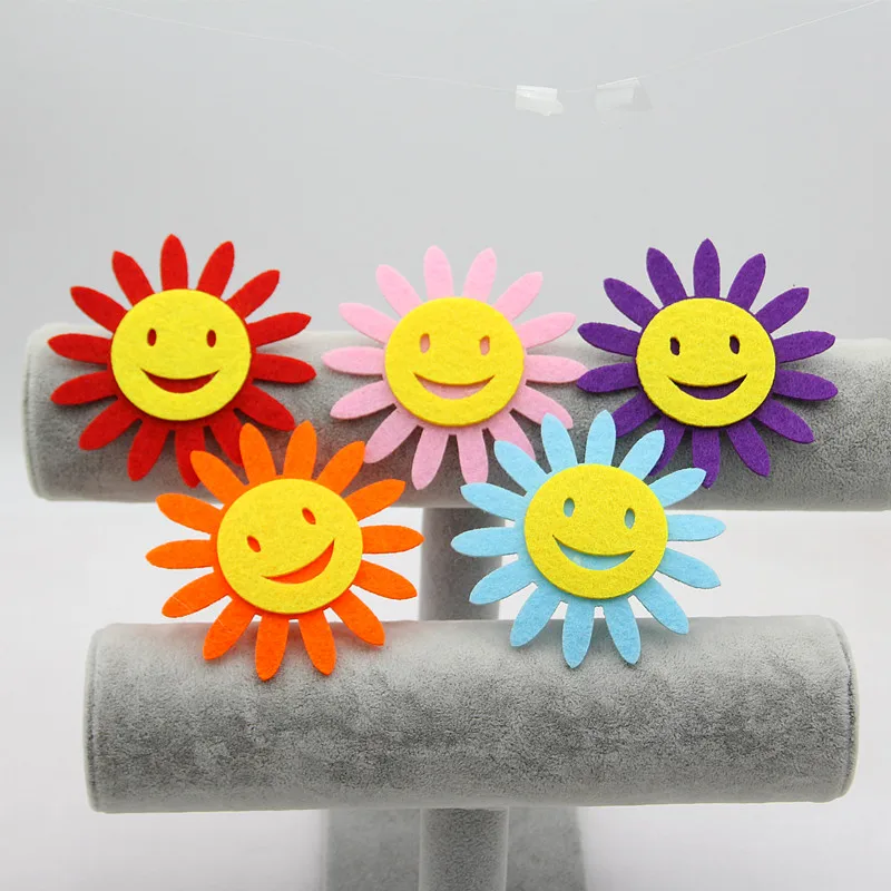 Горячая Распродажа 5 шт. милый цветок не разрезает валяние стен украшение для