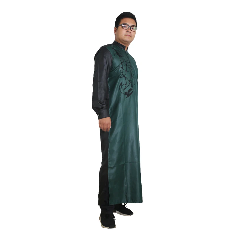 men green H& D африканская одежда традиционные платья для пар для мужчин и женщин костюм Базен riche вышивка дизайн Дашики Халат - Цвет: men green