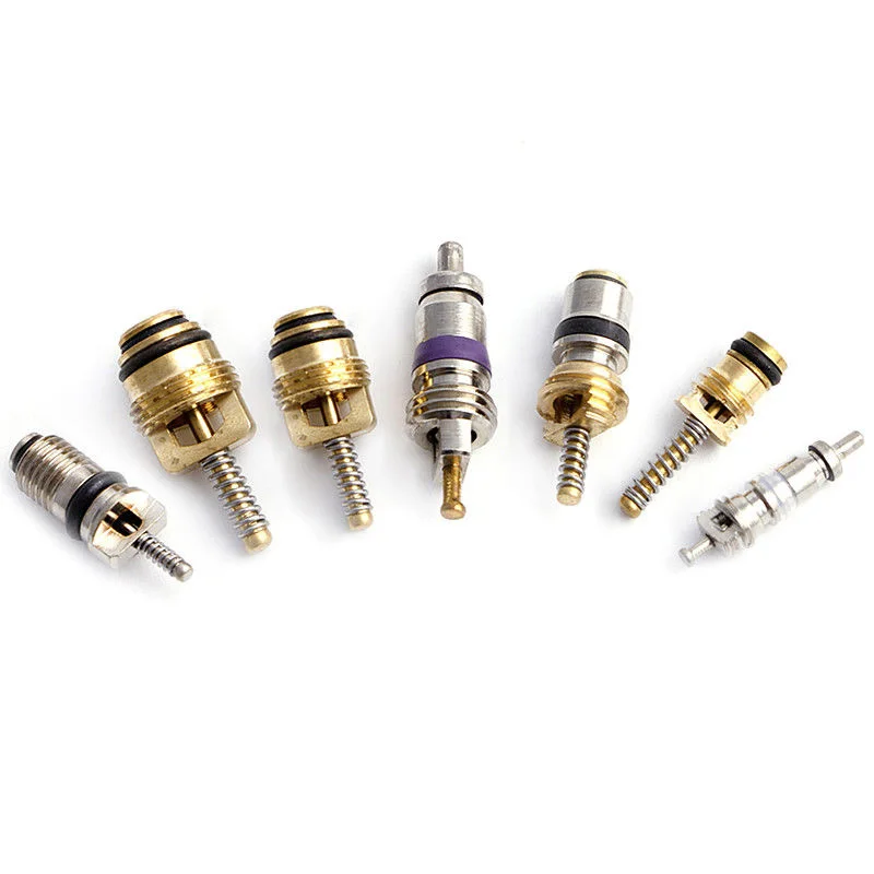 

R12 Valve Cores AC Schrader Auto Service Water tightness 75mm Oil resistant With Remover