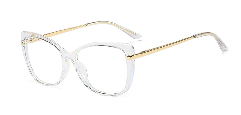 TR90 Retro Cat Eye Glasses Frames Men Women Optical Fashion Computer Glasses 45847