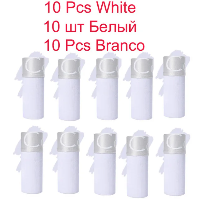 10 Pcs white Новинка, 10 шт./партия, мужское нижнее белье, эластичные, широкие, мужские боксеры, короткие, дышащие, нижнее белье, сексуальные, Cueca, боксеры для мужчин, брендовые, мужские боксеры - Цвет: 10 Pcs white