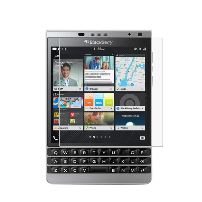 Для BlackBerry Passport Silver Edition 0 26 мм 9H твердость поверхности 2.5D Взрывозащищенная