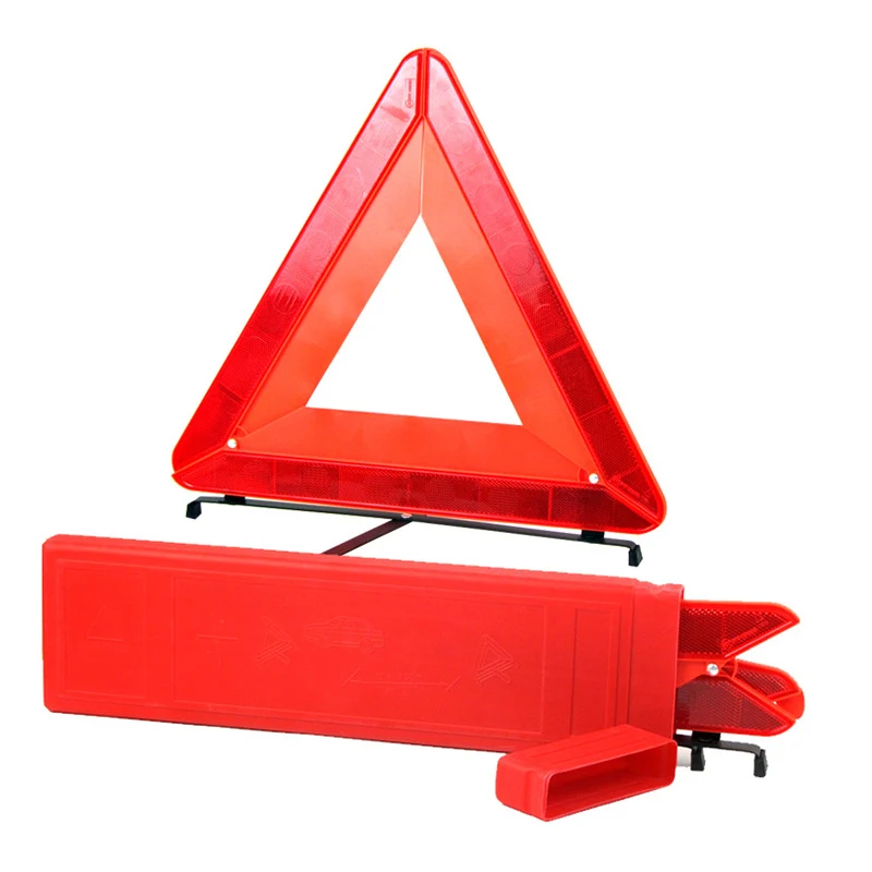 

Emergency Hazard Sign Car Triangle Warning Sign Auto Breakdown Warning Triangle Reflective Stop Sign Board Cars Tripod