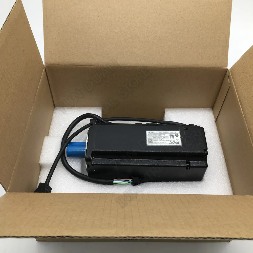 750W NEMA32 Delta B2 серводвигатель переменного тока с тормозом ECMA C20807SS 0.75KW 2.39NM 3000 об/мин 80