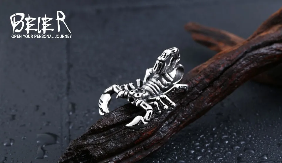 316L Нержавеющая сталь Jewelry животных Скорпион Подвеска для парня BP8-134