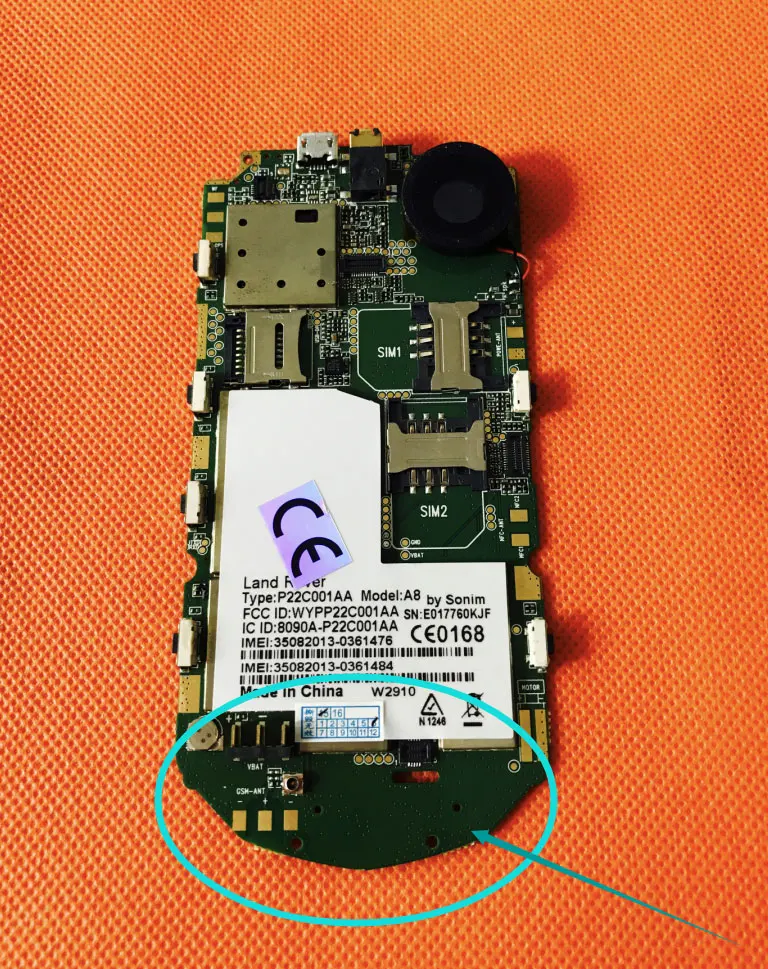 

Used Original LCD Display Screen Assembly For A8 IP68 Free shipping
