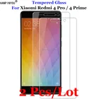 Закаленное стекло 9H 2.5D, 2 шт.лот, Redmi 4 Pro, Премиум Защитная пленка для экрана Xiaomi Redmi 4 Pro, 32 ГБ, 4pro  4 Prime, 5,0 дюйма