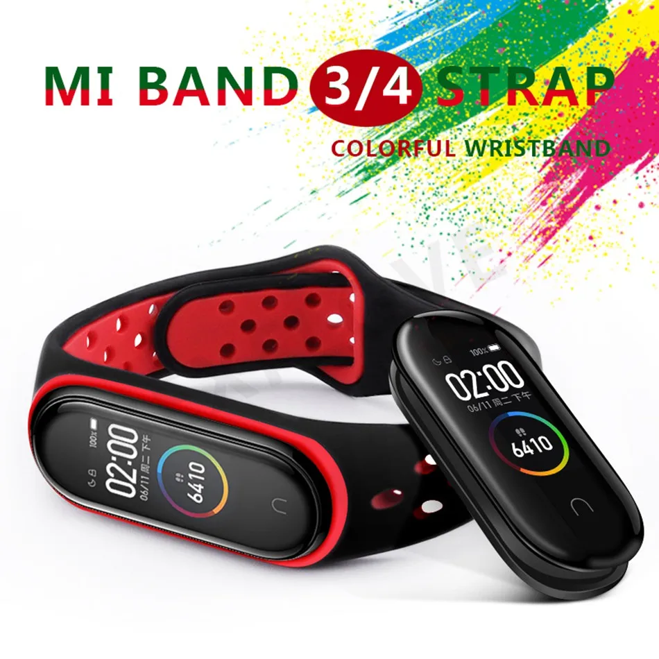 

Ремешок для фитнес-браслета Xiaomi Mi Band 3, 4, силиконовый, прозрачный