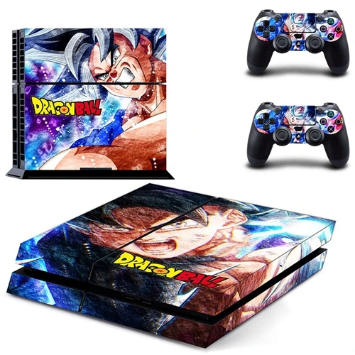 HOMEREALLY наклейка s Dragon Ball Z Обложка Наклейка PS4 Кожа Наклейка для sony Play Station 4 консоль и контроллер ps4 тонкая кожа - Цвет: PS4 console skin