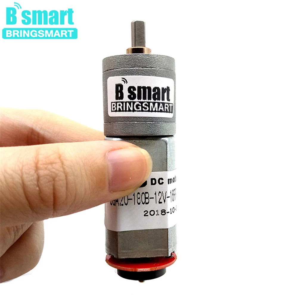 Кодировщик Bringsmart редуктор электродвигатель постоянного тока 12 Вольт двигатель