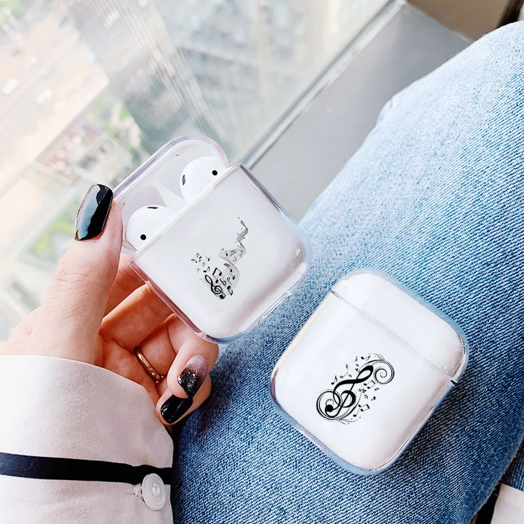 Прозрачный чехол для наушников Apple Airpods Роскошный наушников|Аксессуары