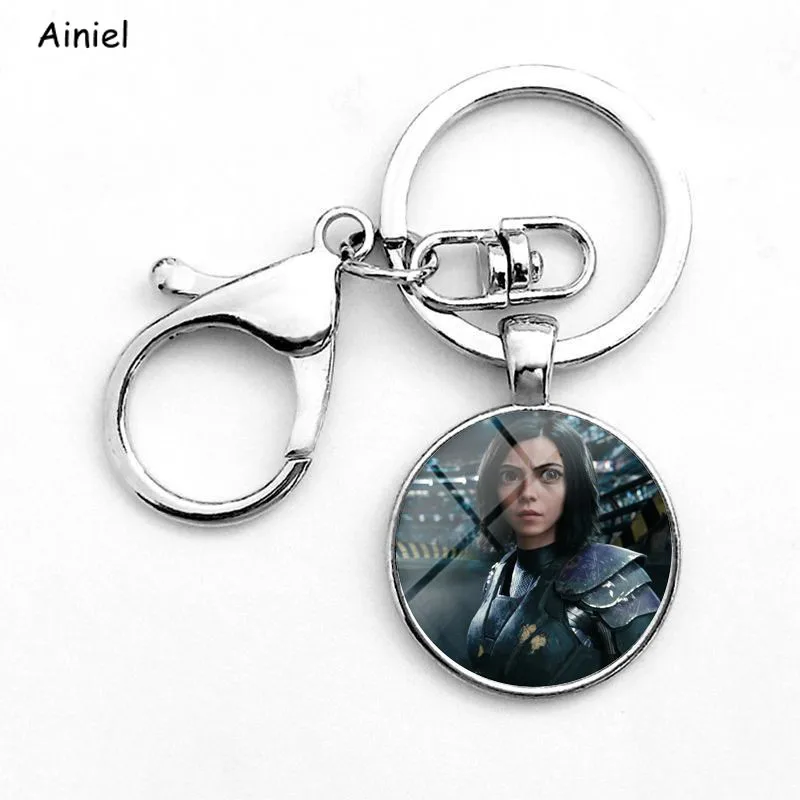 Фильм Alita Battle Angel маскарадные костюмы цепочка для ключей брелок украшение сплав