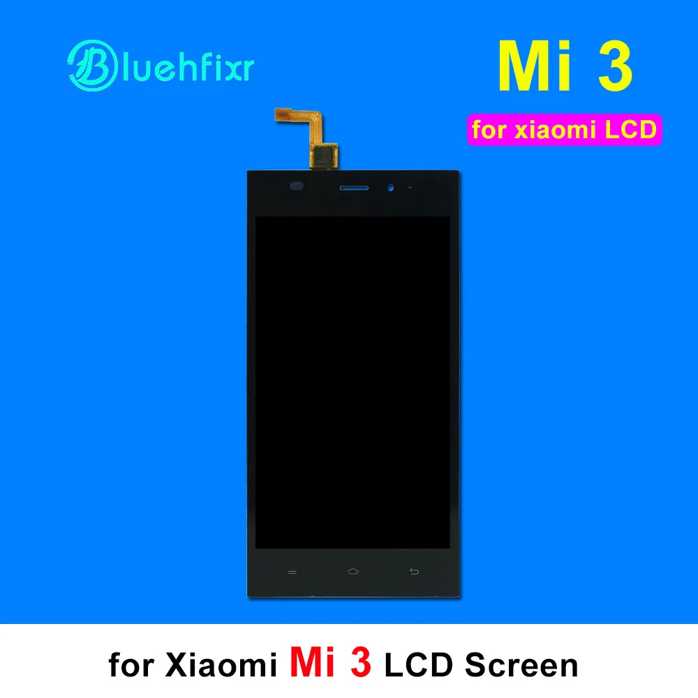 100% Оригинальный ЖК дисплей для Xiaomi Mi 3 сенсорный экран дигитайзер в сборе