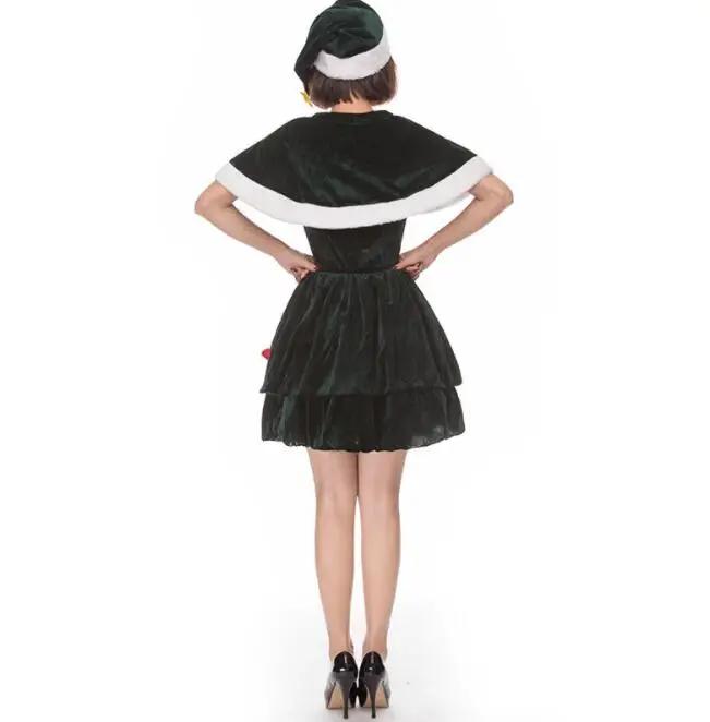 Женские рождественские костюмы косплей оленей сексуальная униформа официантки