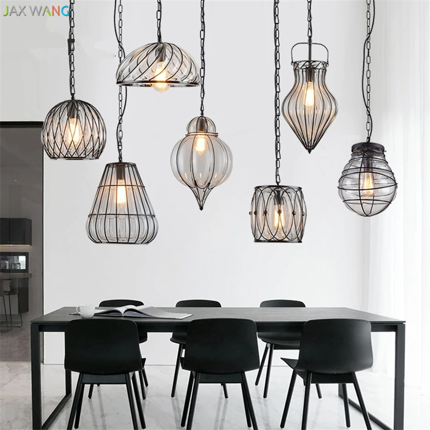 Американский винтажный подвесной светильник подвесные светильники для столовой