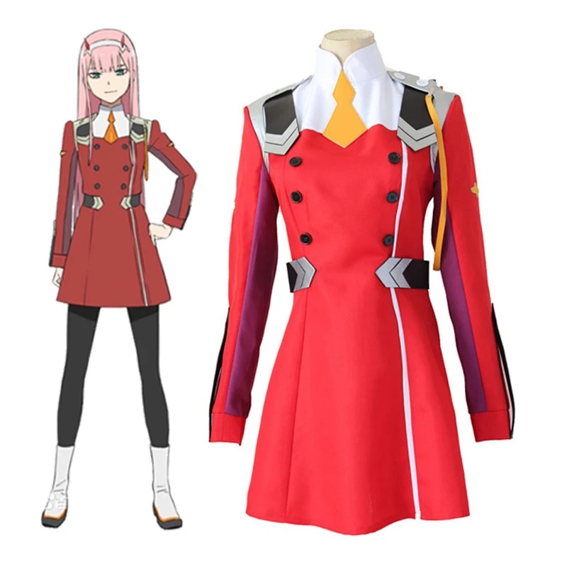 Костюм для косплея из аниме любимый в Фране код ZERO TWO 002 женский костюм униформа |