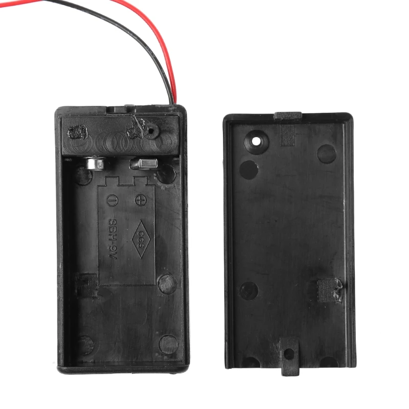 DIY 9V Battery Holder Box Storage Case Container With Cable ON/OFF Toggle Switch |