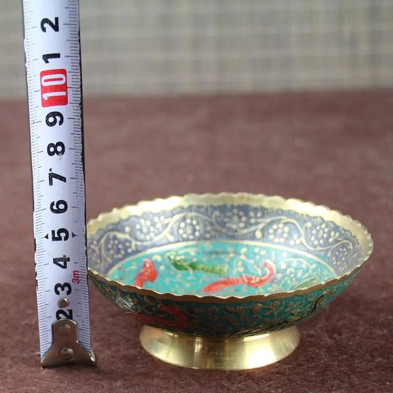 

Brass miscellaneous ornaments cloisonne bowl