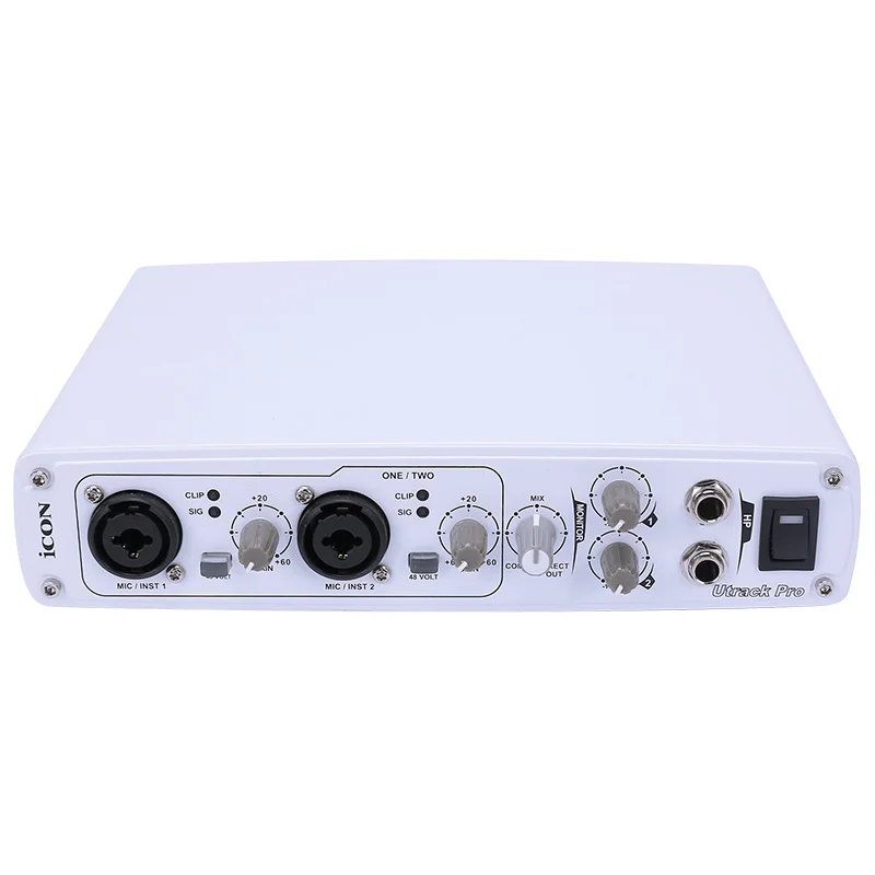 Внешняя USB карта ICON Utrack Pro профессиональный аудио интерфейс запись звука|sound card