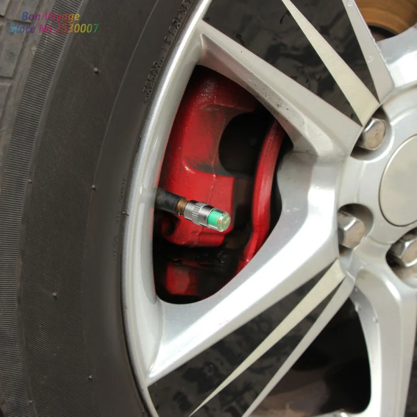 2.4bar Car Wireless Tire Pressure Cap Visual valve cap For Chrysler Aspen Pacifica PT Cruiser Sebring Town Country | Автомобили и