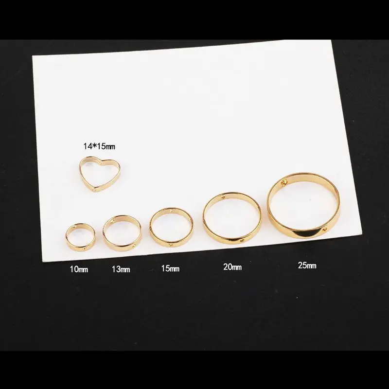 DIY серьги ювелирные изделия покрытые медью 18 К золотой цвет аксессуары