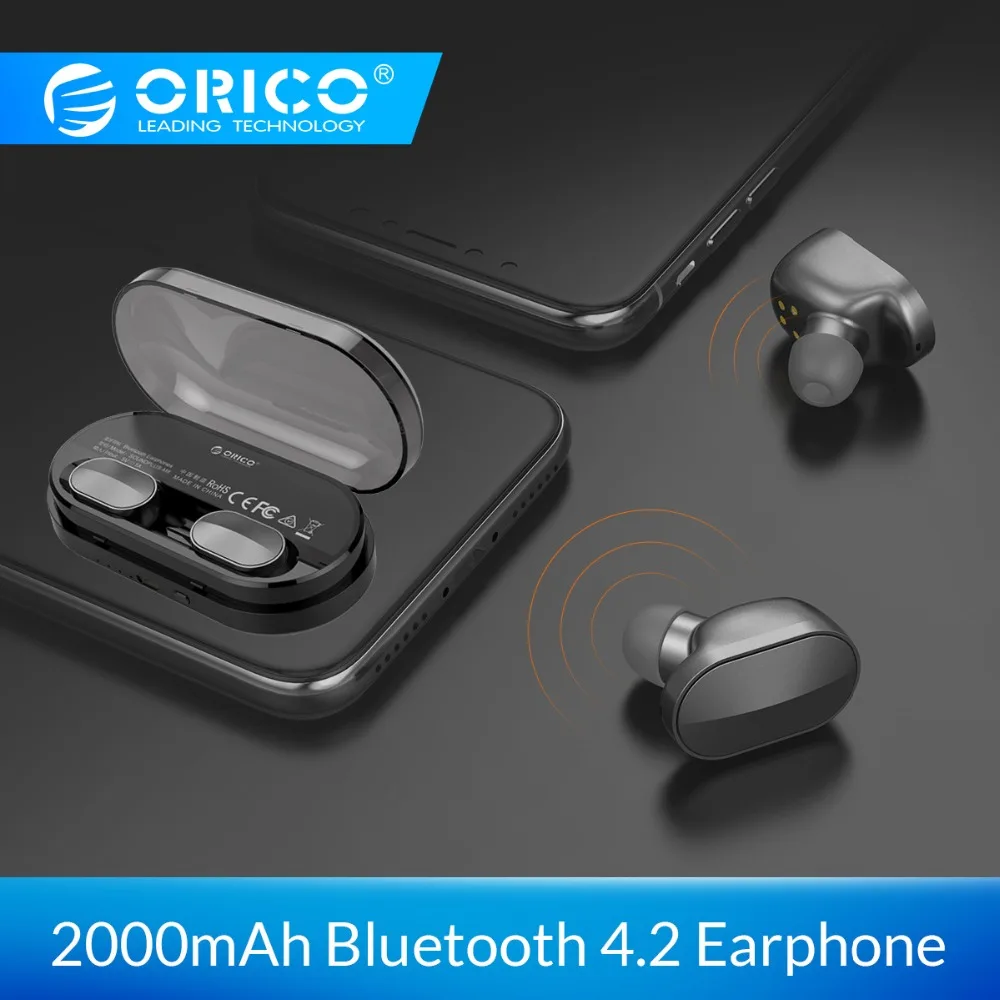 ORICO TWS наушники беспроводные Bluetooth 4 2 бас стерео звук Hifi спортивные вкладыши для