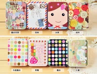 Free shipping tin sheet small storage box Creative flash card candy box girls gift 200pcs/lot