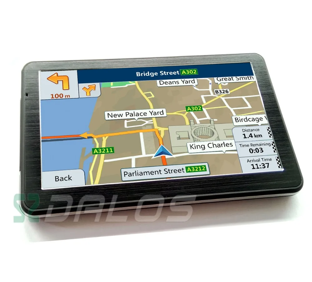 5 &quotGPS PND портативный автомобильный GPS навигатор с 8G 256 ram новые карты для Европы