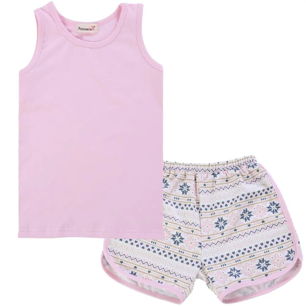 6X2-6Y3 Футболка с единорогом для новорожденных мальчиков, топы и шорты, комплект из 2 предметов, детская одежда для девочек, изысканная Детская летняя одежда - Цвет: 6X2-6Y3