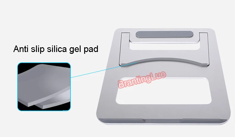 Портативная охлаждающая подставка для ноутбука из алюминиевого сплава складная