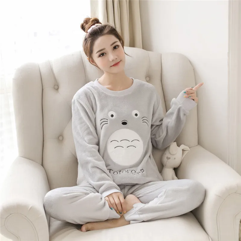 FL071C милые фланелевые бархатные пижамы Женская пижама Mujer Kigurumi Pigiama Пижама Femme Invierno