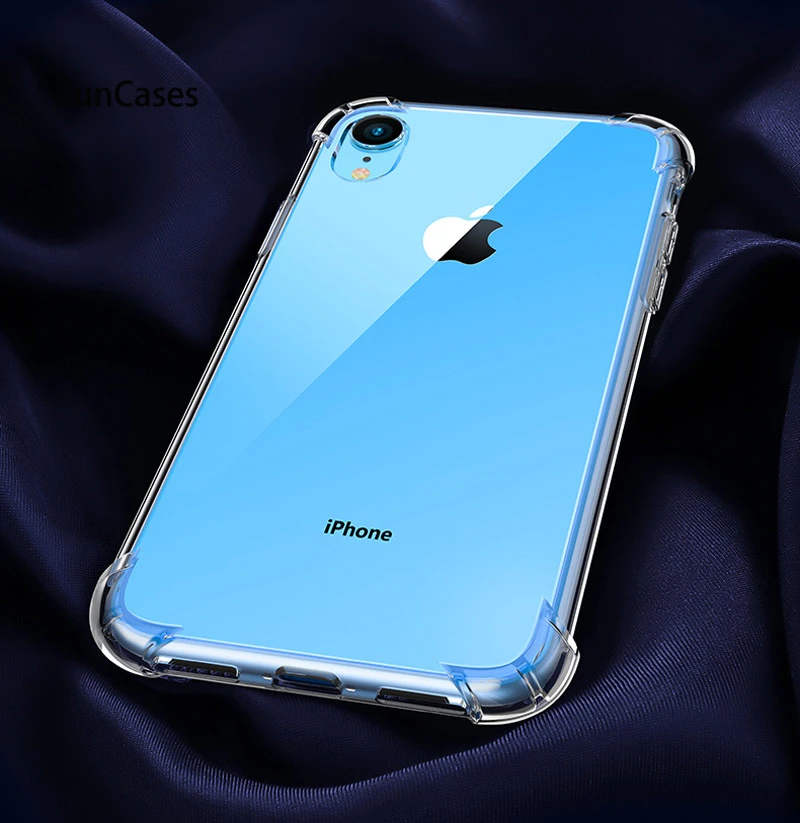 Мягкий защитный чехол с подушкой безопасности на 360 градусов для Iphone XS Max XR 7 8 Plus 6 6S